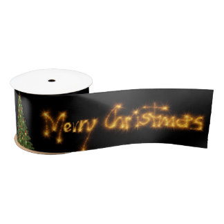Merry Christmas Satin Ribbon