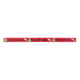 Merry Christmas Satin Ribbon