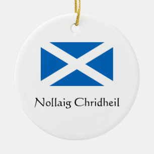 Merry Christmas Scotland Ornament