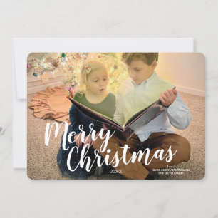 Merry Christmas Script Custom Card
