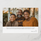 Merry Christmas Script Family Photo