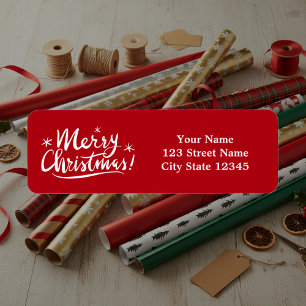Merry Christmas script hand lettering typography