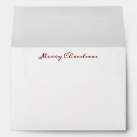 “Merry Christmas” Script Red Elegant