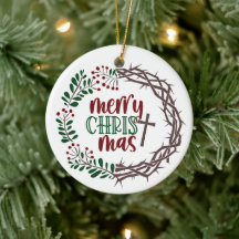 MERRY CHRISTmas Scripture Wreath
