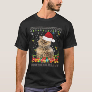 Merry Christmas Selkirk Rex Cat Ugly Sweater Santa
