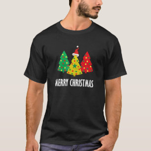 Merry Christmas Senegal Tree Colors Flag T-Shirt