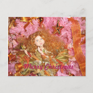 Merry Christmas...Sent with Love Holiday Postcard