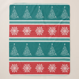 Merry Christmas Sherpa Blanket