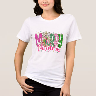 Merry Christmas Shirt, Womens Christmas Shirt