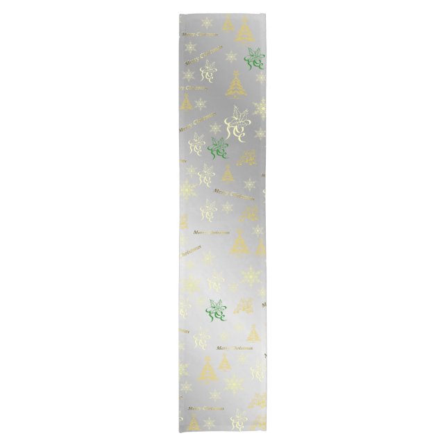 merry christmas short table runner (Front)