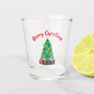Merry Christmas Shot Glass