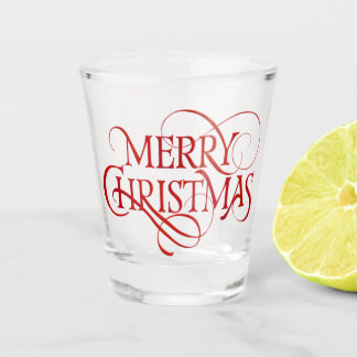 Merry Christmas Shot Glass