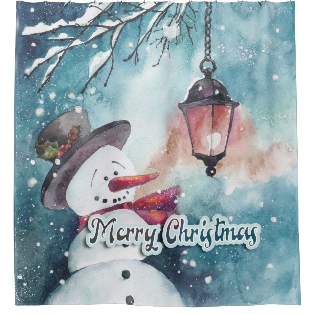 Merry Christmas    Shower Curtain (Front)