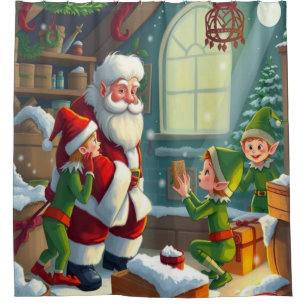 Merry Christmas  Shower Curtain