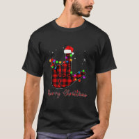 Merry Christmas Sign Language ASL Santa Hat T-Shir