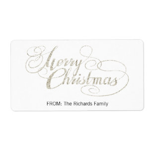 Merry Christmas (SILVER GLITTER)