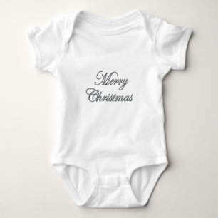 Merry Christmas Silver Glitter T-Shirts