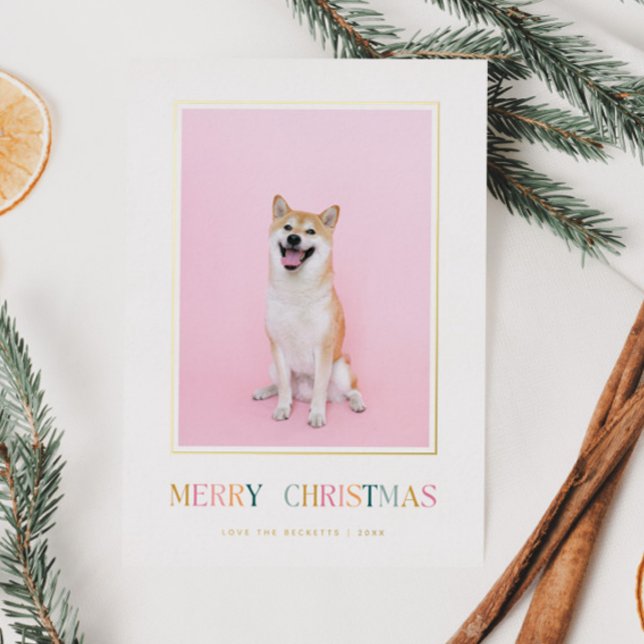 Merry Christmas Simple Colourful Christmas Photo (Creator Uploaded)