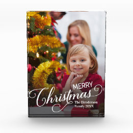 Merry Christmas Simple Custom Photo
