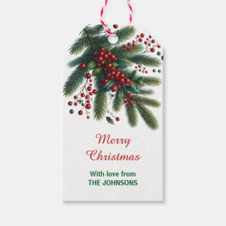 Merry Christmas Simple Gift Tags