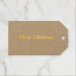 merry christmas simple minimal foil gift tag<br><div class="desc">DESIGN</div>