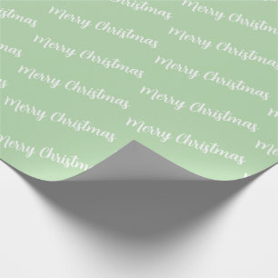 Merry Christmas Simple Stylish Modern Minimal  Wrapping Paper