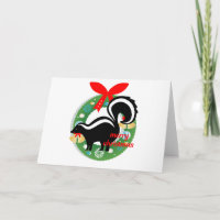 merry christmas skunk