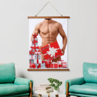Merry Christmas SlipperyJoe red white silver gift