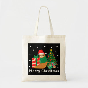 Merry Christmas Sloth Christmas  Tote Bag