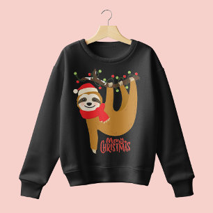 Merry Christmas Sloth   Holidays Sweatshirt