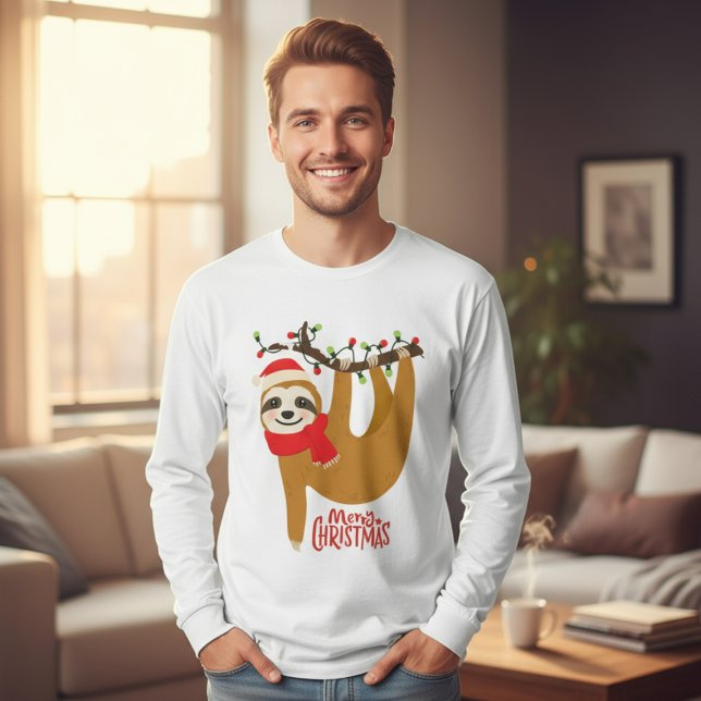 Merry Christmas Sloth | Holidays T-Shirt (Creator Uploaded)