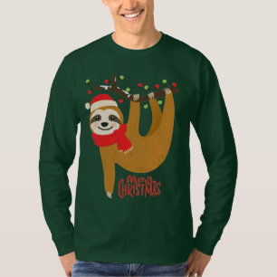 Merry Christmas Sloth   Holidays T-Shirt