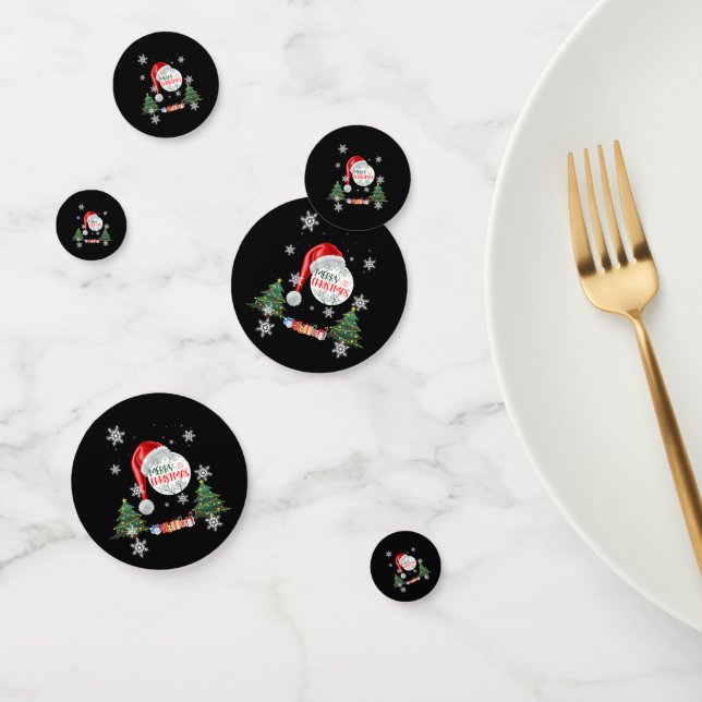 Merry Christmas Snow Collection Table Confetti (Group)
