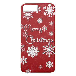 Merry Christmas Snowflake Phone Case