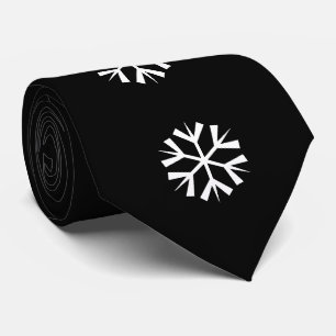 MERRY CHRISTMAS SNOWFLAKE  TIE