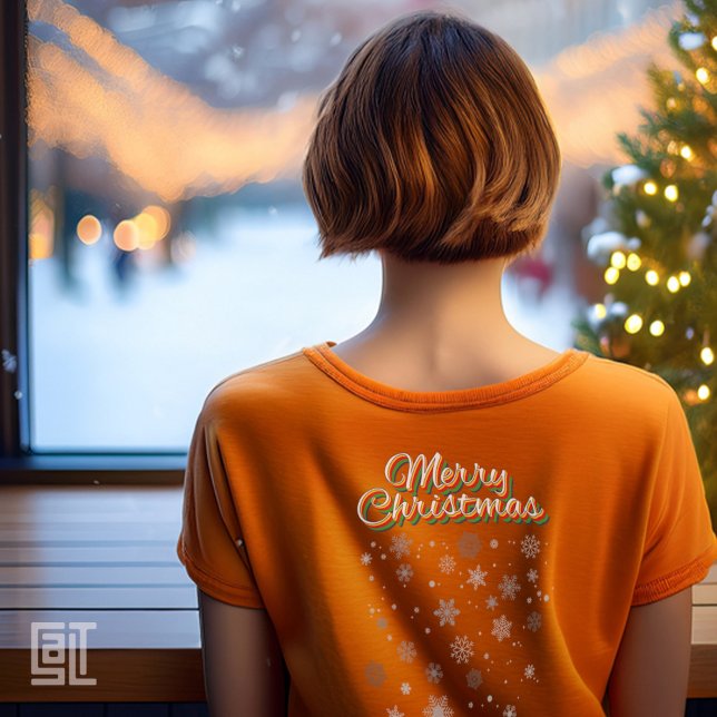 Merry Christmas Snowflakes Classic T-Shirt (Creator Uploaded)