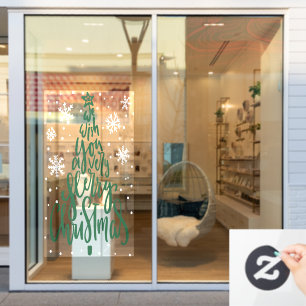 Merry Christmas Snowflakes  farmhouse script store