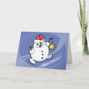 Merry Christmas Snowman card