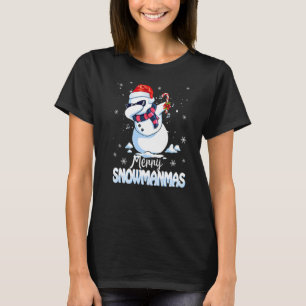 Merry Christmas Snowman Christmas Women Men Xmas T-Shirt