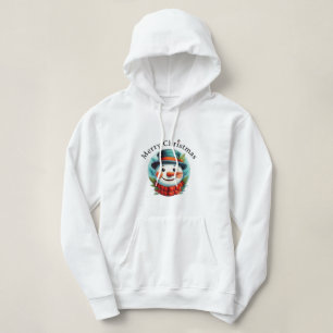 Merry Christmas Snowman Hoodie – Winter Holiday