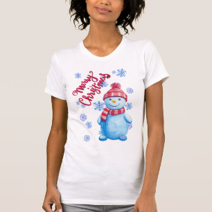 Merry Christmas Snowman T-Shirt
