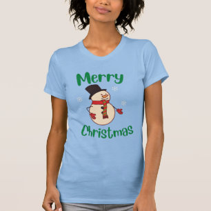 Merry Christmas Snowman T-Shirt