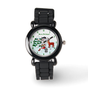 Merry Christmas! Snowman with Friends Watch