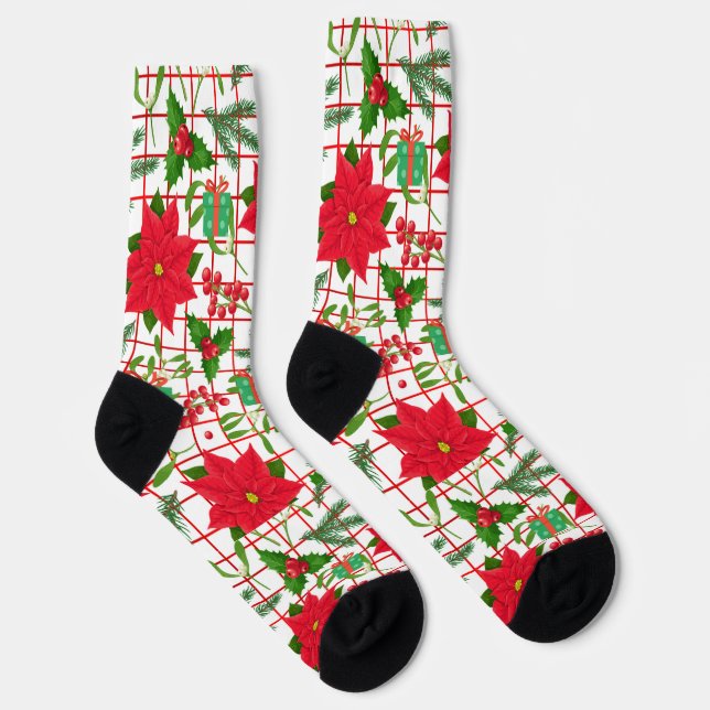 Merry Christmas Socks (Right)