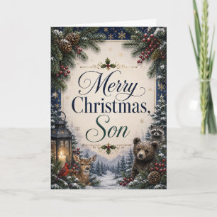 Merry Christmas Son Card