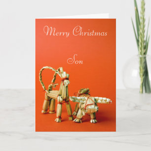 Merry Christmas Son Holiday Card