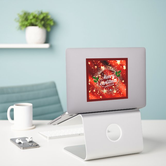 Merry Christmas sparkle and shine (Laptop On Desk)
