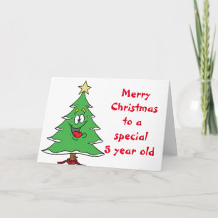 MERRY CHRISTMAS SPECIAL *5 YEAR OLD* CARD