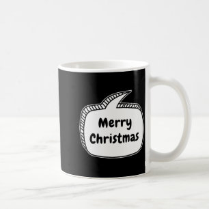 Merry Christmas Speech Bubble Coffee Mug