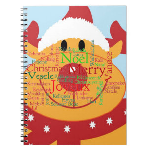 Merry Christmas Spiral Notebook